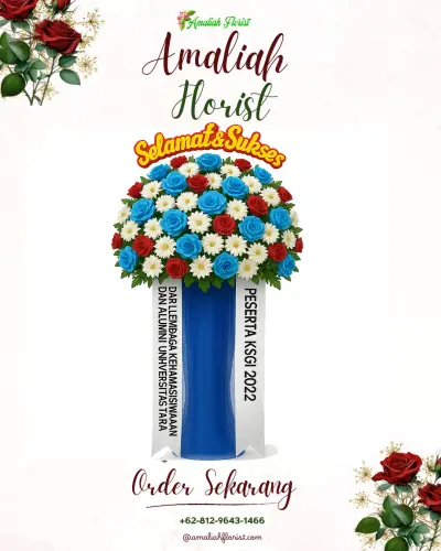 Standing Flower di Kantor Gubernur Kalimantan Tengah
